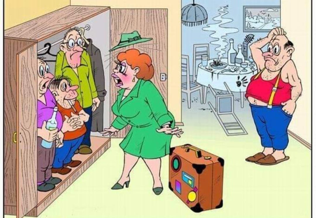 Анекдоти про чоловіків та жінок