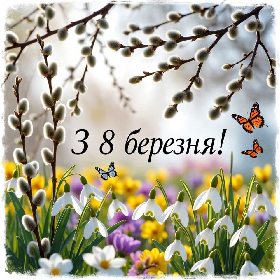Привітання з 8 березня