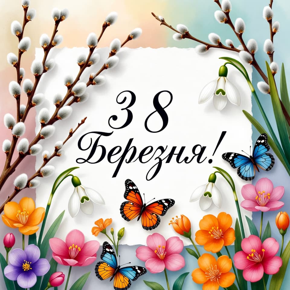 Привітання з 8 березня
