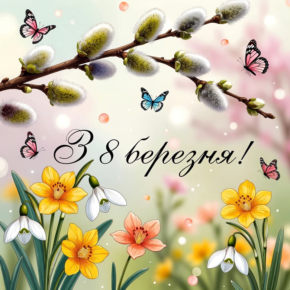 Привітання з 8 березня