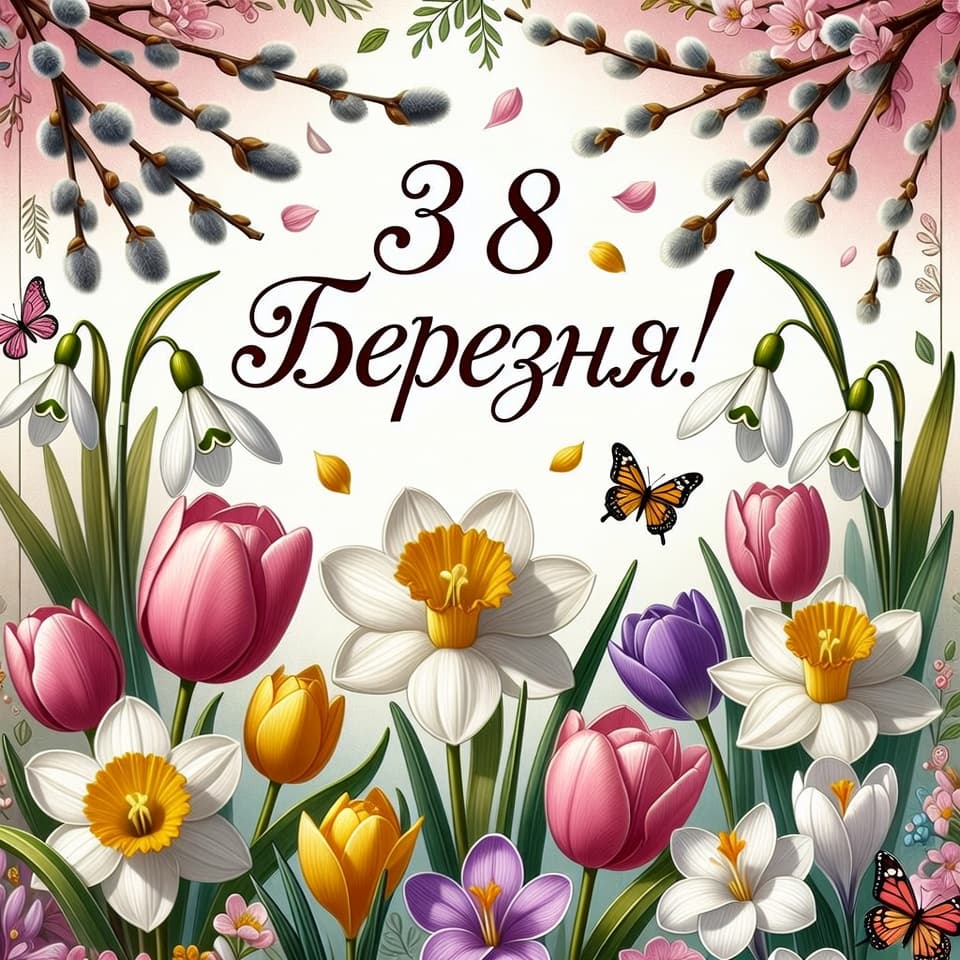 Привітання з 8 березня