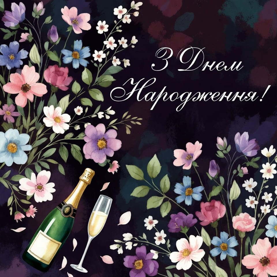 Привітання з Днем народження