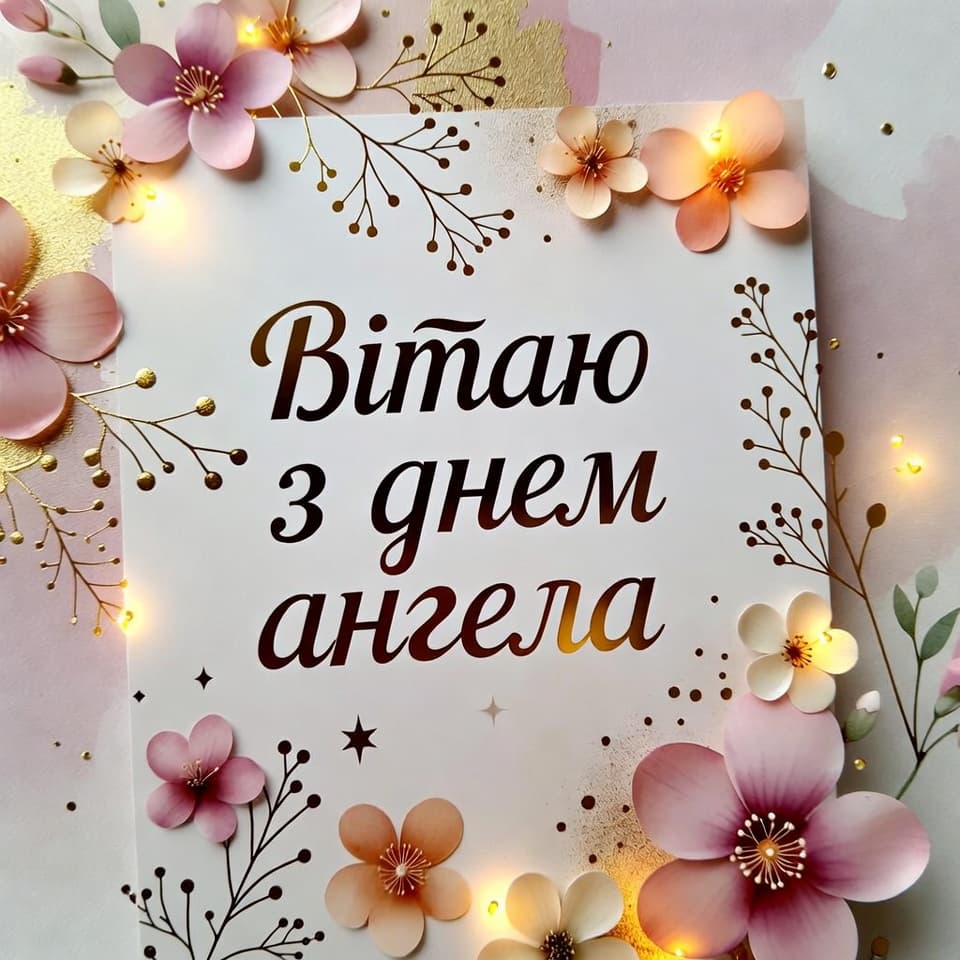 Привітання з Днем Ангела