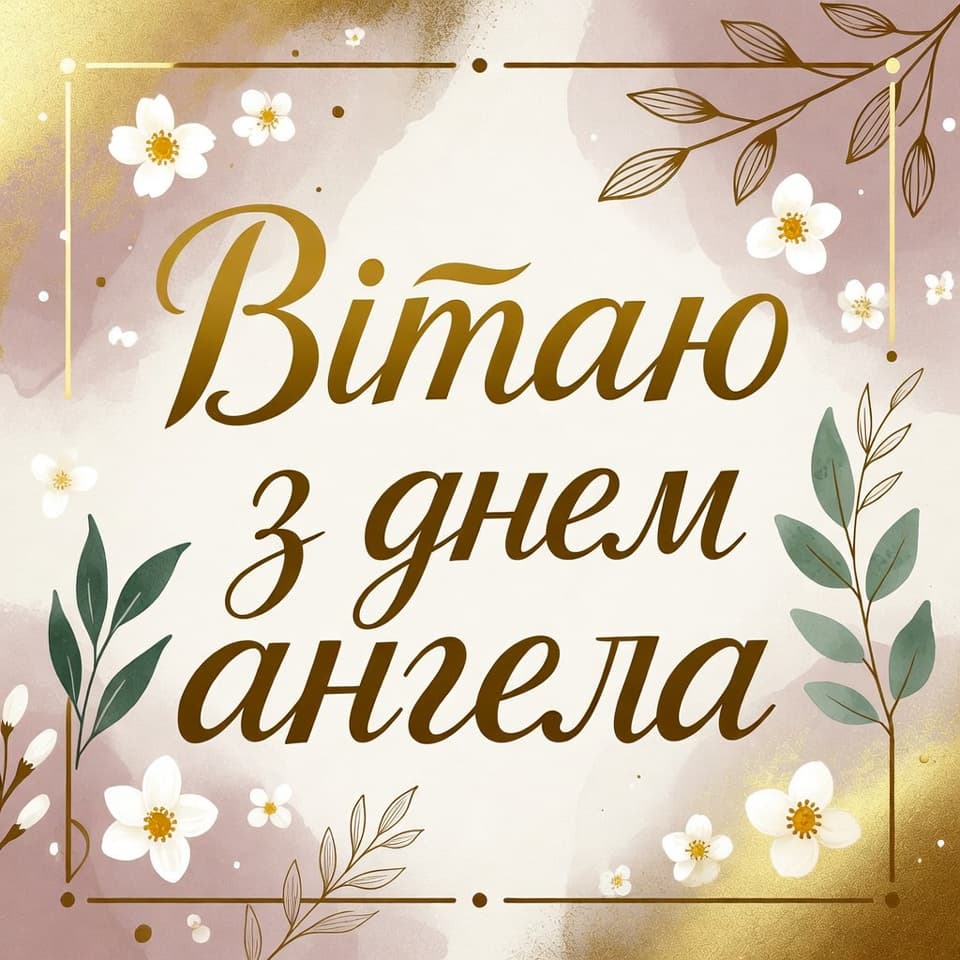 Привітання з Днем Ангела