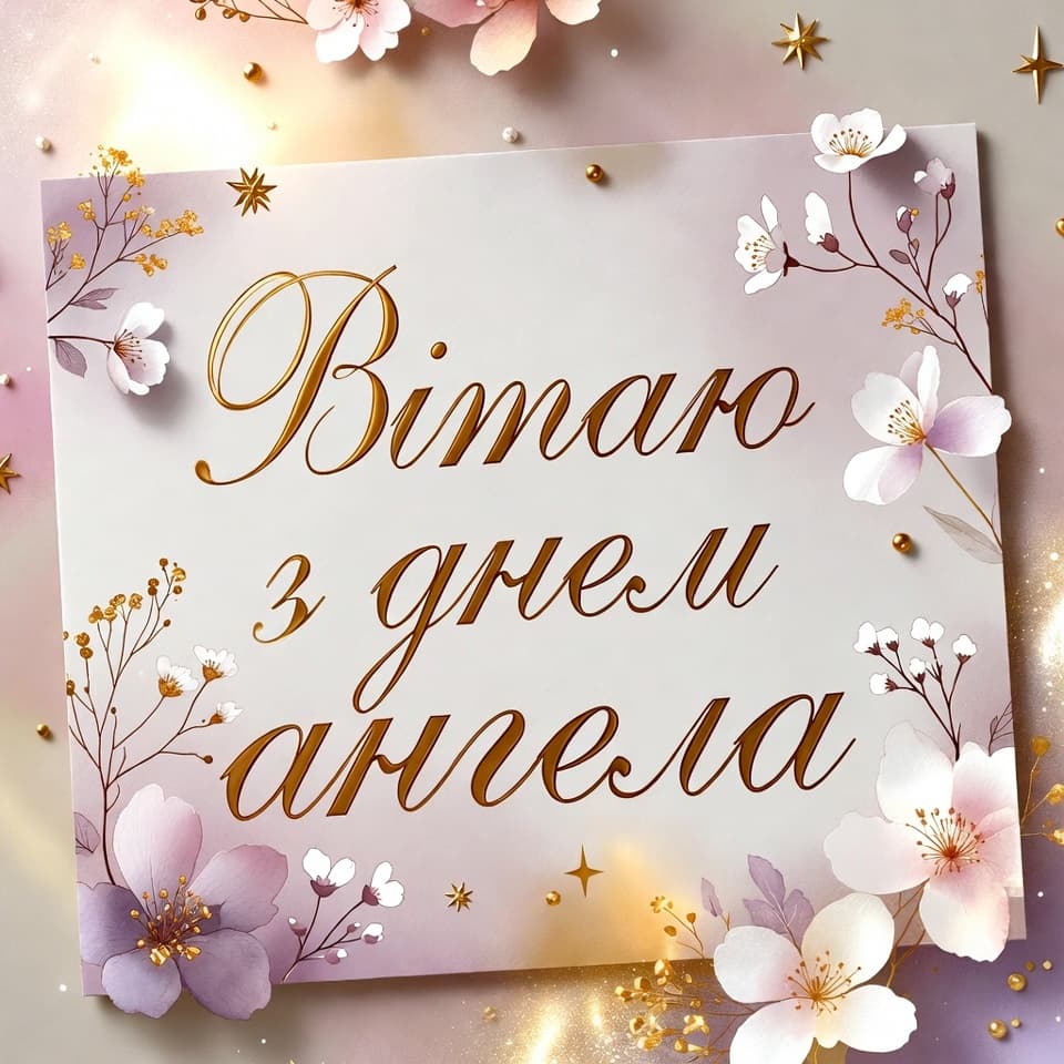 Привітання з Днем Ангела