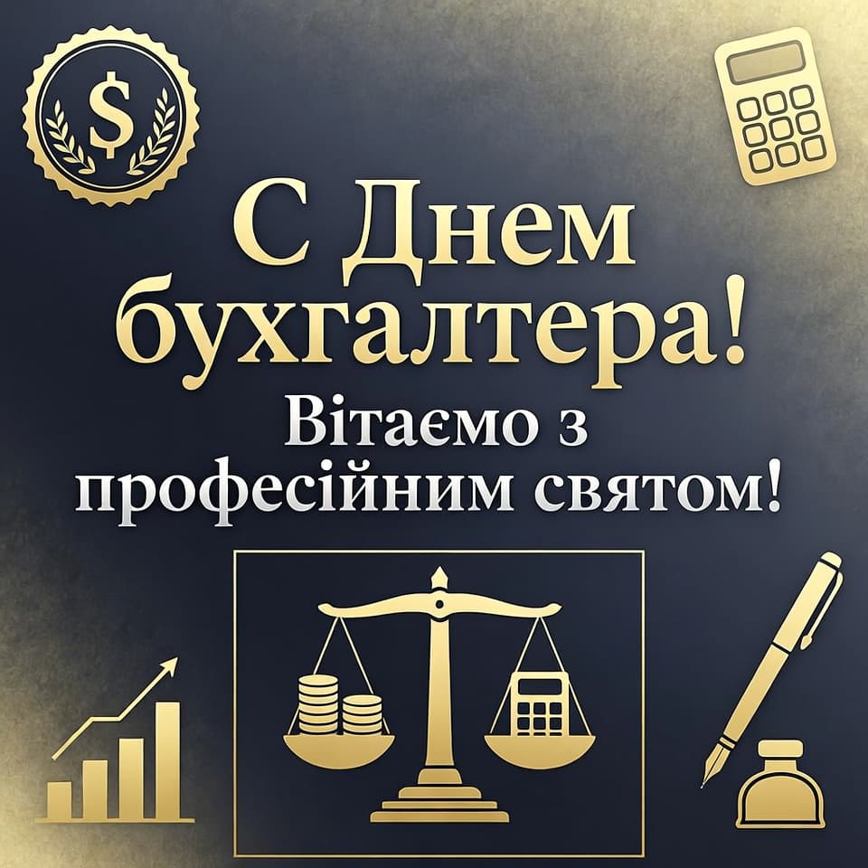 Привітання з Днем бухгалтера