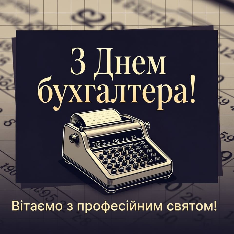 Привітання з Днем бухгалтера