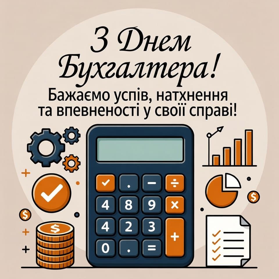 Привітання з Днем бухгалтера