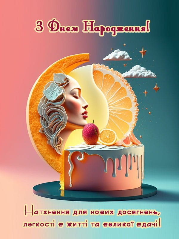 Привітання з Днем народження подрузі