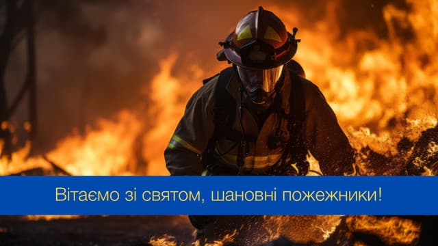 Привітання з Днем пожежника