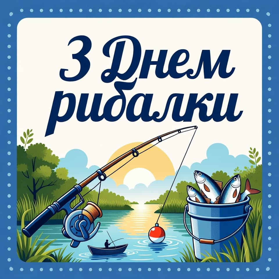 Привітання з Днем рибалки