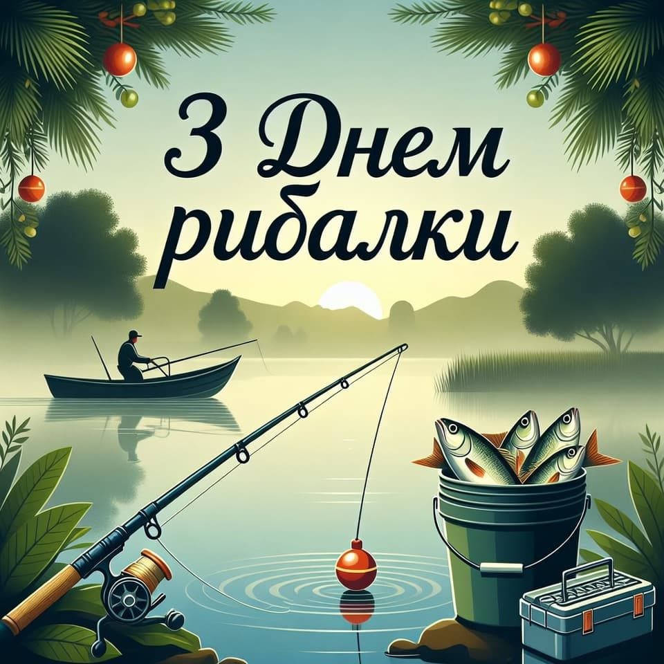 Привітання з Днем рибалки