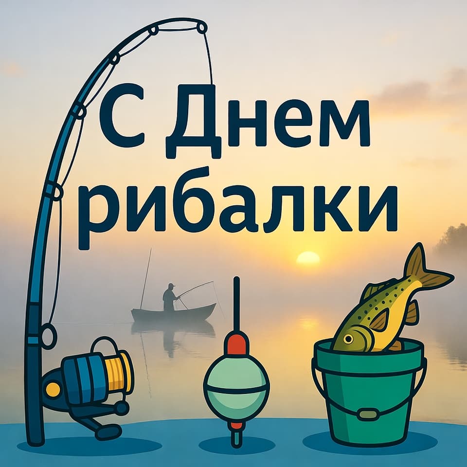 Привітання з Днем рибалки