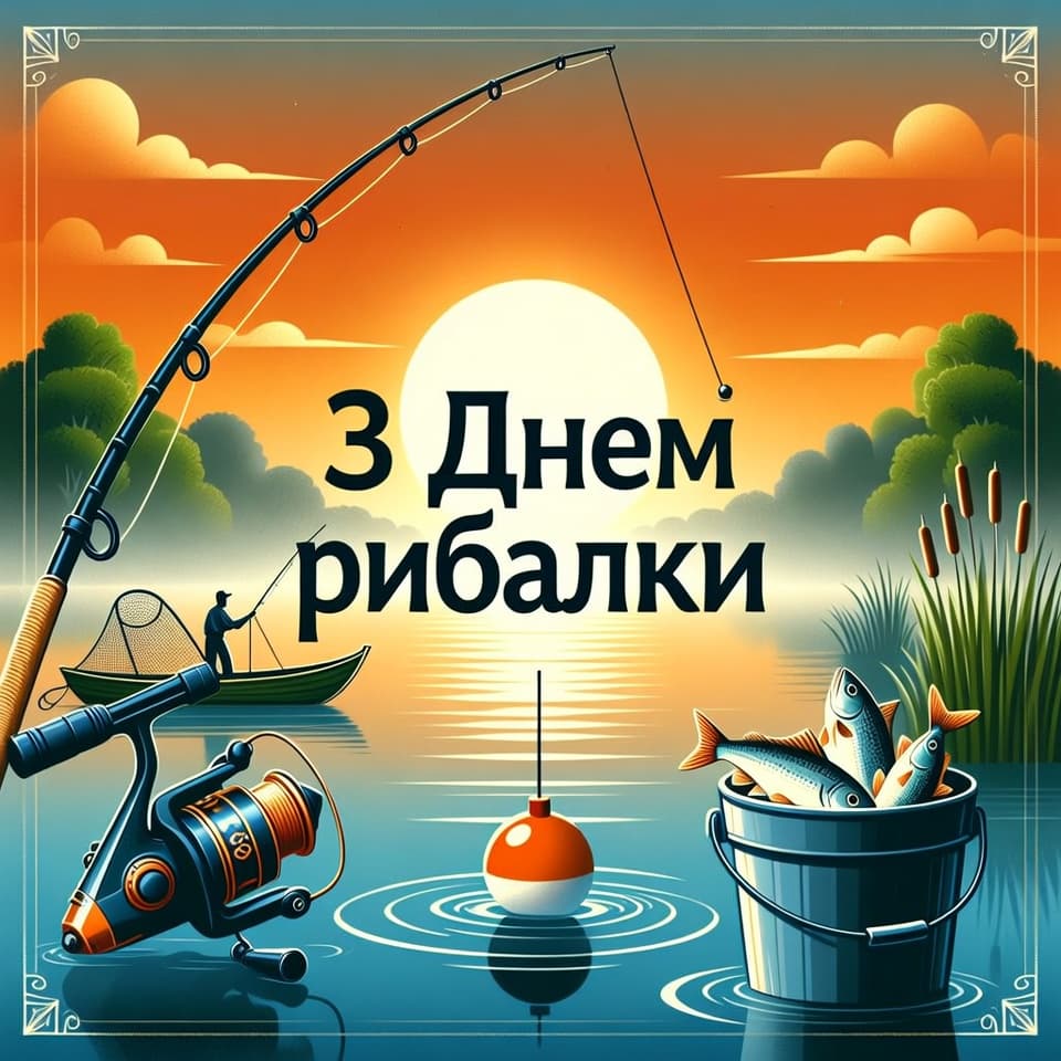 Привітання з Днем рибалки