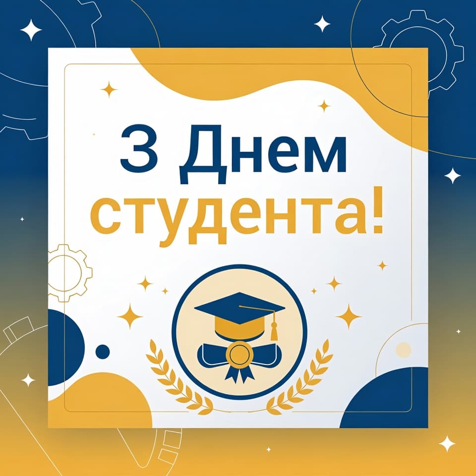 Привітання з Днем студента