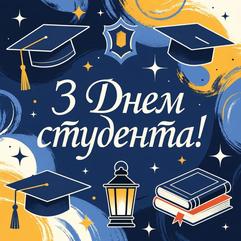 Привітання з Днем студента