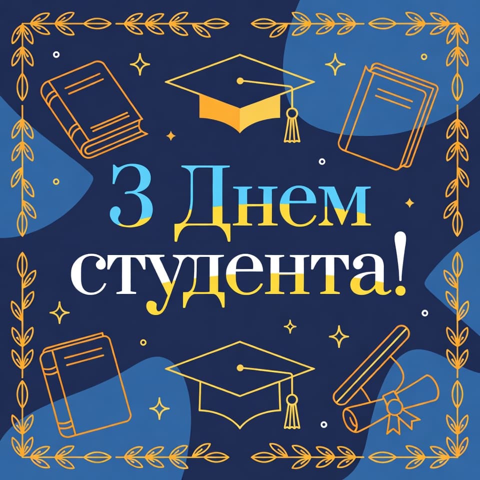 Привітання з Днем студента