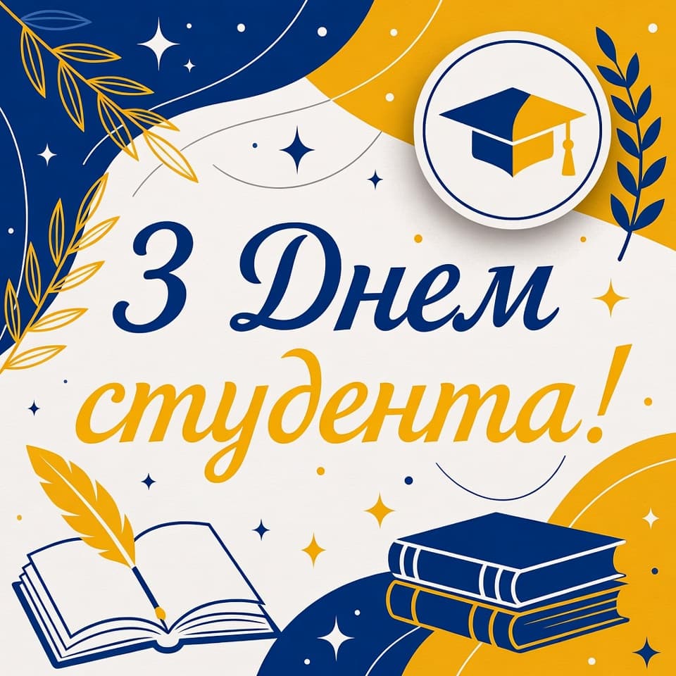 Привітання з Днем студента