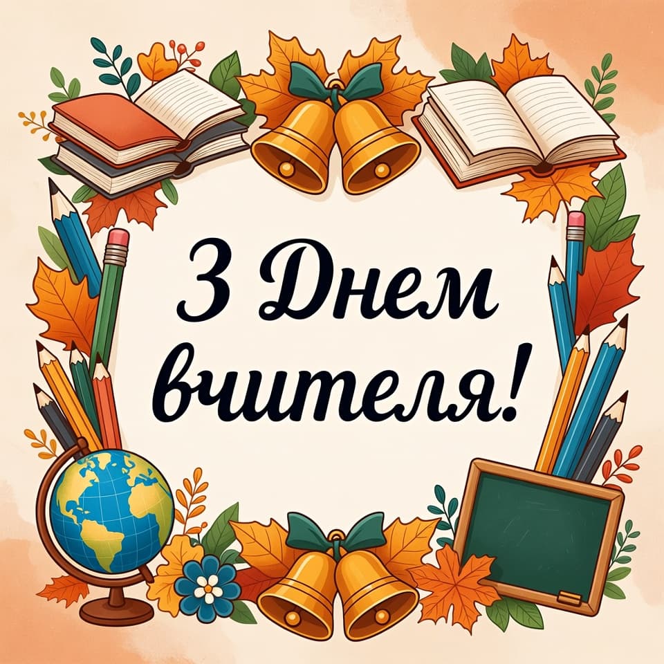 Привітання з днем Вчителя
