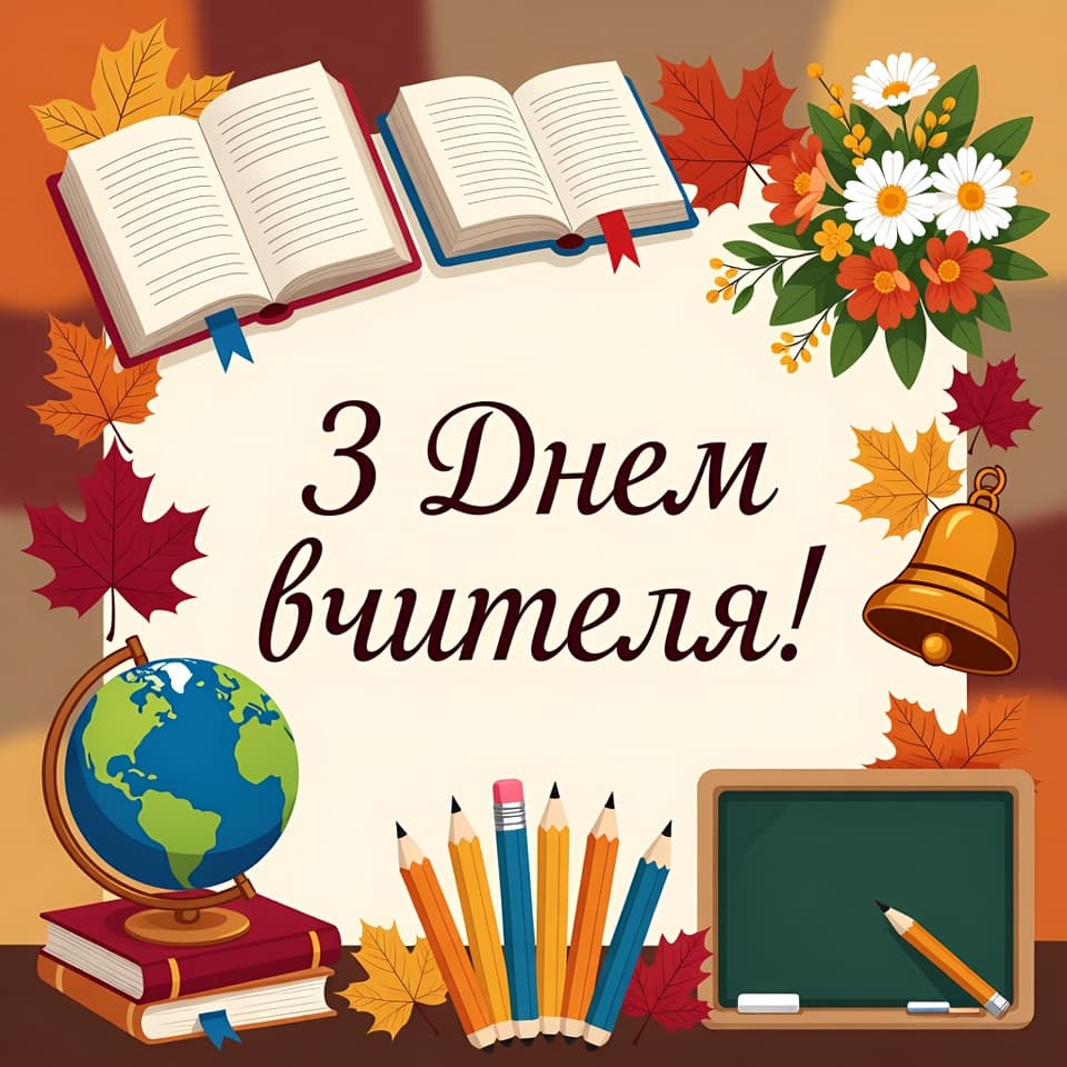 Привітання з днем Вчителя