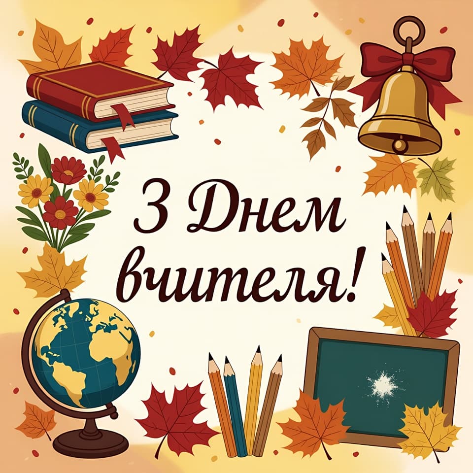 Привітання з днем Вчителя