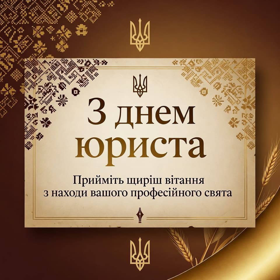 Привітання з Днем юриста