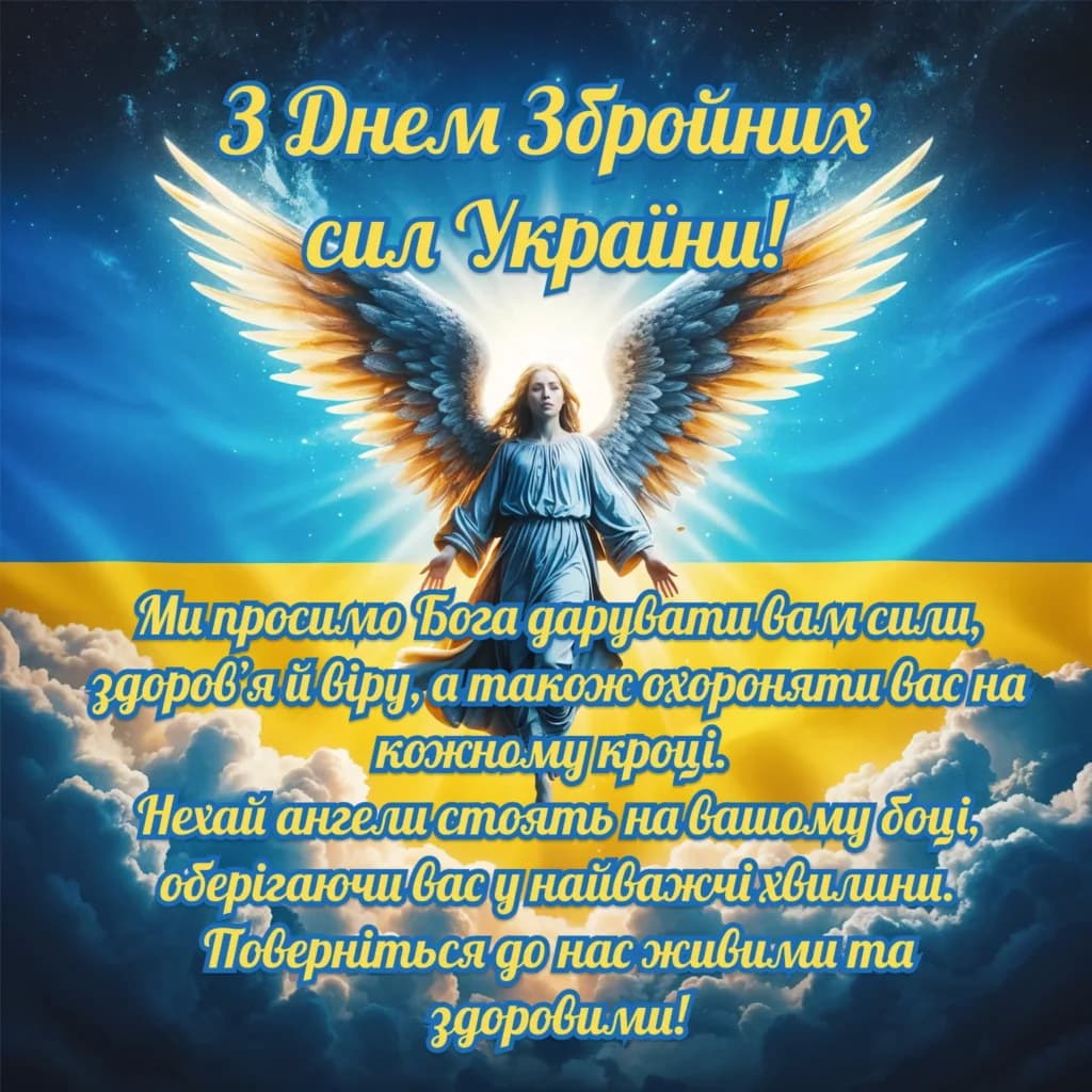 Привітання з Днем Збройних сил України
