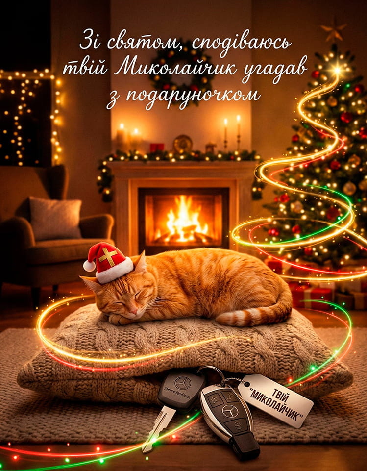 Привітання з Днем Святого Миколая