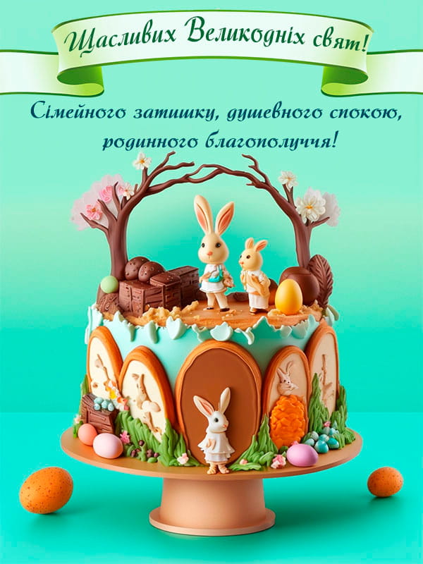 Привітання з Великоднем