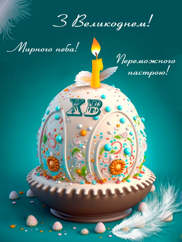 Привітання з Великоднем